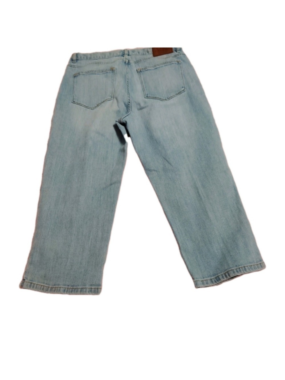 Lauren Ralph Lauren Women's Jeans Sz 10 Light Wash Straight Crop mom style - Picture 9 of 14